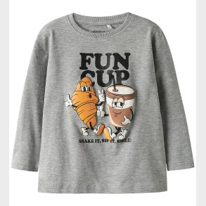 Name It Bluse - NmmRasmus - Grey Melange