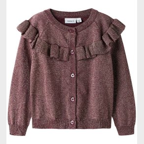 Name It Cardigan - Strik - NmfRefraja - Burgundy