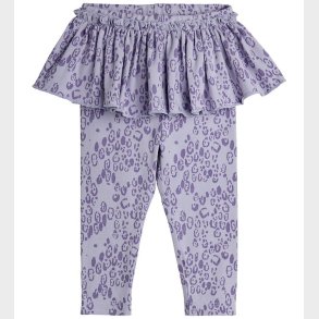 Mini Rodini Leggings - Leopard - AOP - Purple