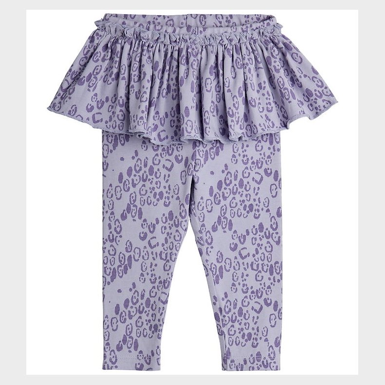 Mini Rodini Leggings - Leopard - AOP - Purple