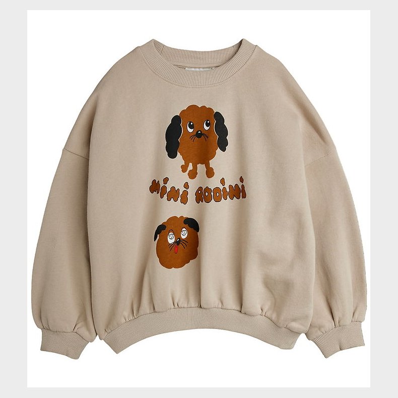 Mini Rodini Sweatshirt - Doggies - Beige