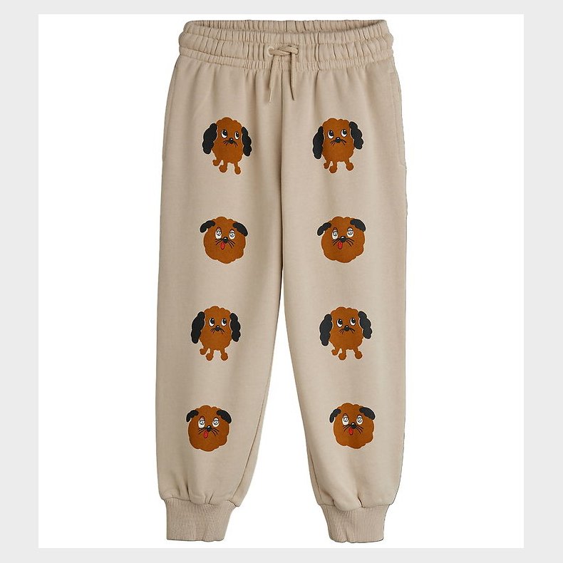 Mini Rodini Sweatpants - Doggies - Beige