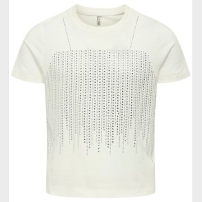 Kids Only T-shirt - KogBillie - Stone Top - Cloud Dancer/ Rhines