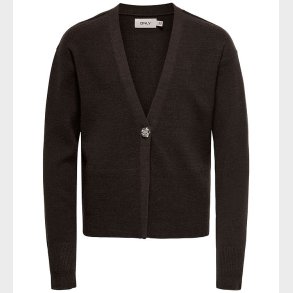 Kids only Cardigan - KogKatia - Black Coffee/Melange