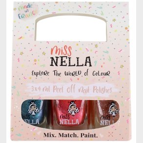Miss Nella Neglelak - 3-pak - Glade Farver