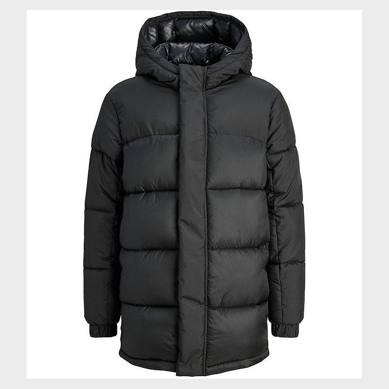 Jack & Jones Dynejakke - Long - JcoUnion - Black