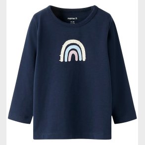 Name It Bluse - NbfVubie - Navy Blazer/Rainbow