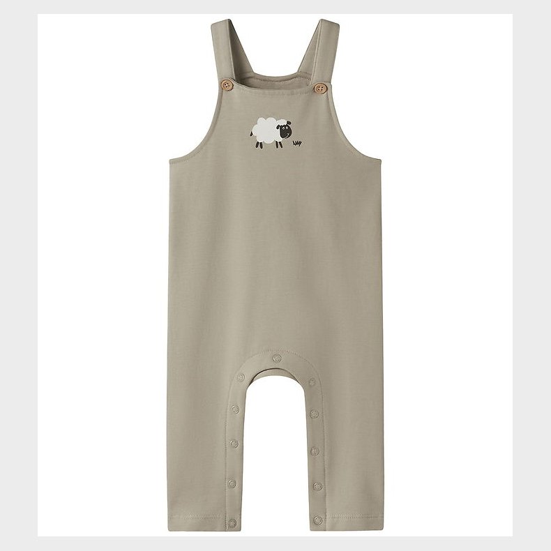 Name It Skkbukser - Sweat - NbmVonne - Island Fossil/Sheep