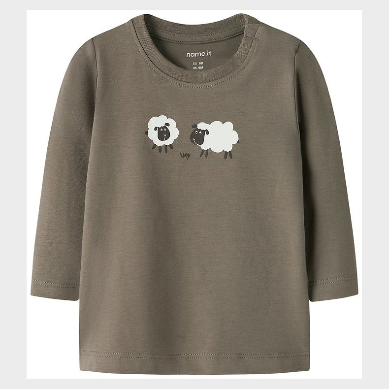 Name It Bluse - NbmVobbi - Walnut/Sheep