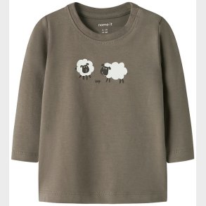 Name It Bluse - NbmVobbi - Walnut/Sheep