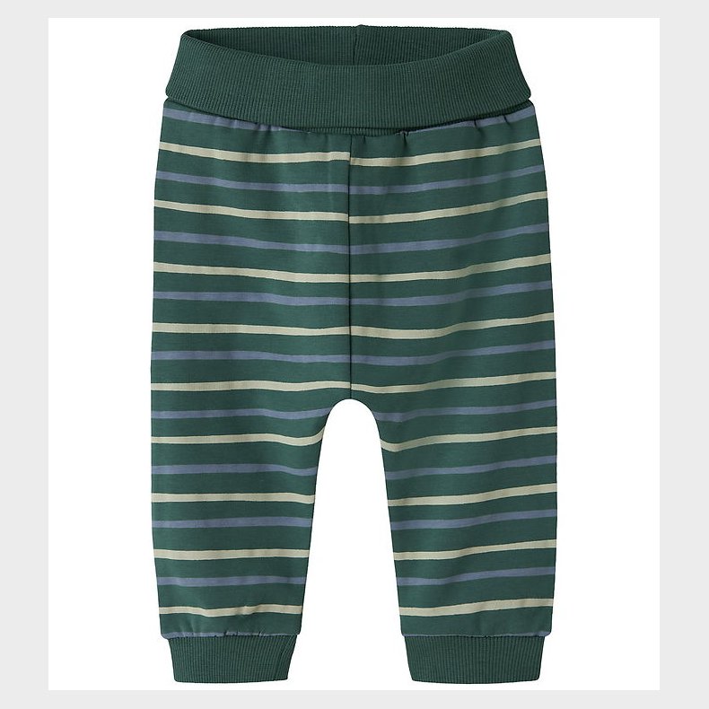 Name It Sweatpants - NbmVimmer - Bistro Green/Stripes