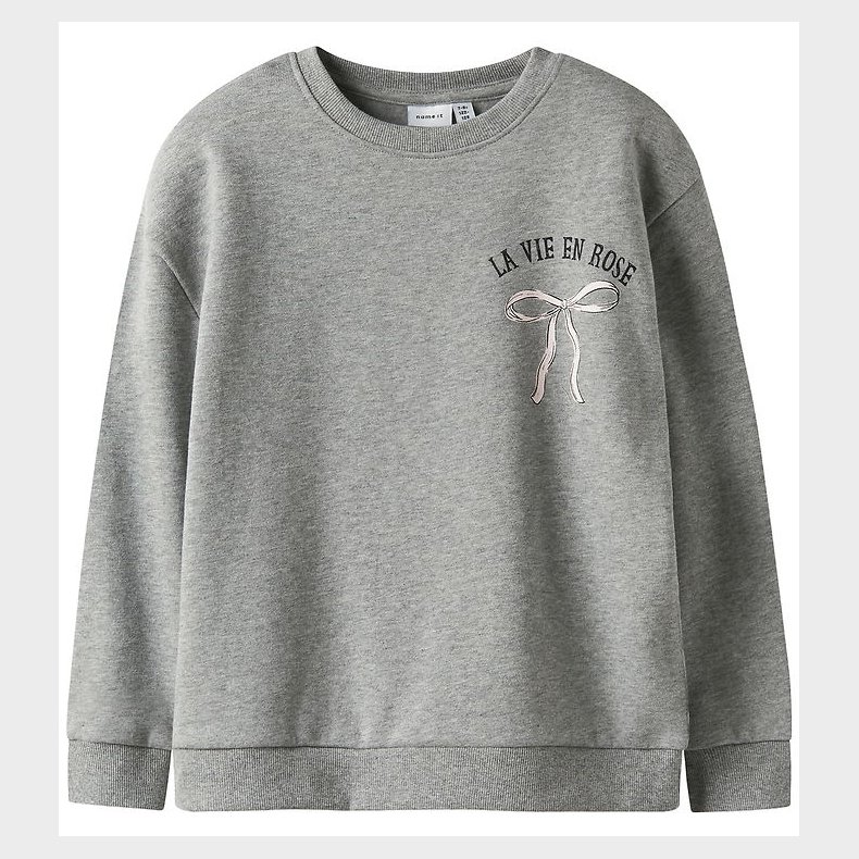 Name It Sweatshirt - NkfRastin - Grey Melange