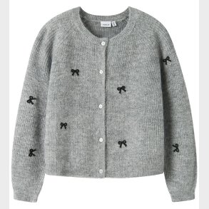 Name It Cardigan - Strik - NkfRifey - Grey Melange