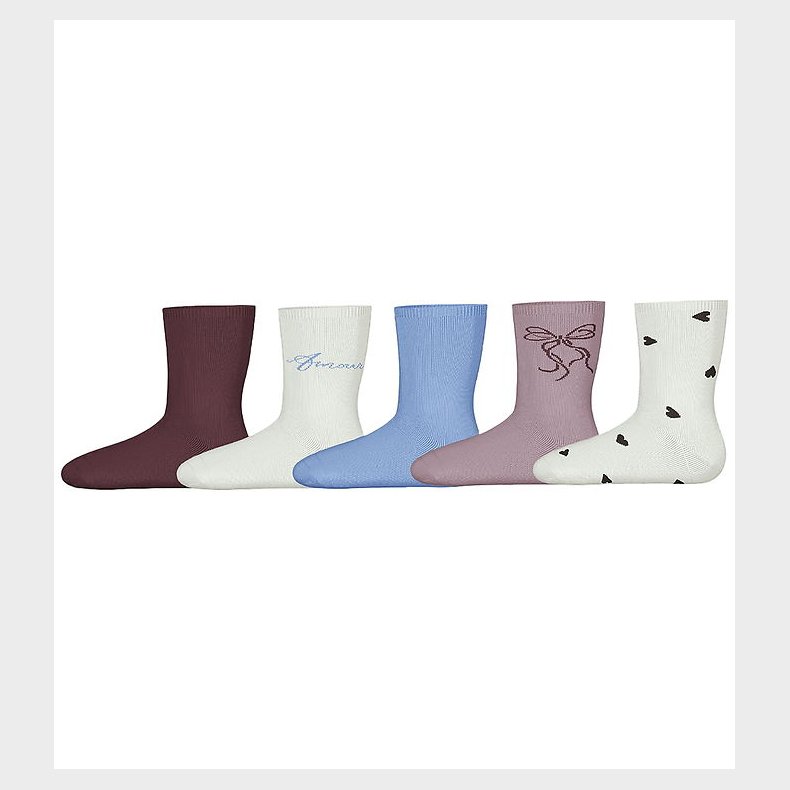 Name It Strmper - 5-pak - NkfVilde - Burgundy