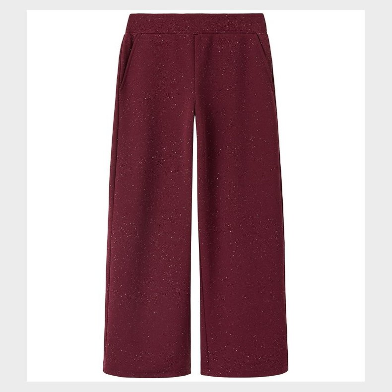 Name It Bukser - NkfRoka - Wide - Burgundy