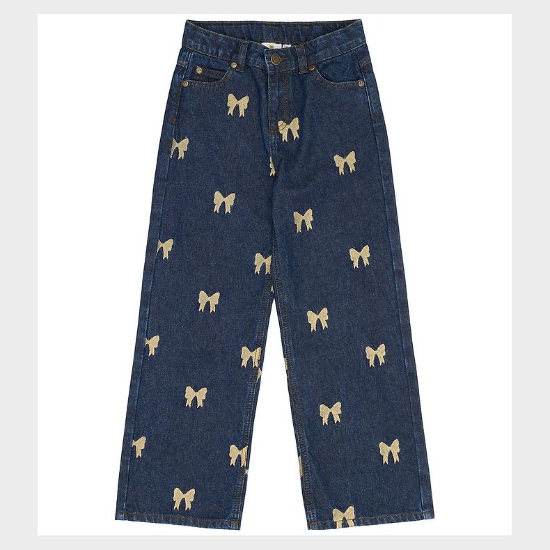 The New Jeans - Wide - TnRaquel - Medium Blue Denim AOP