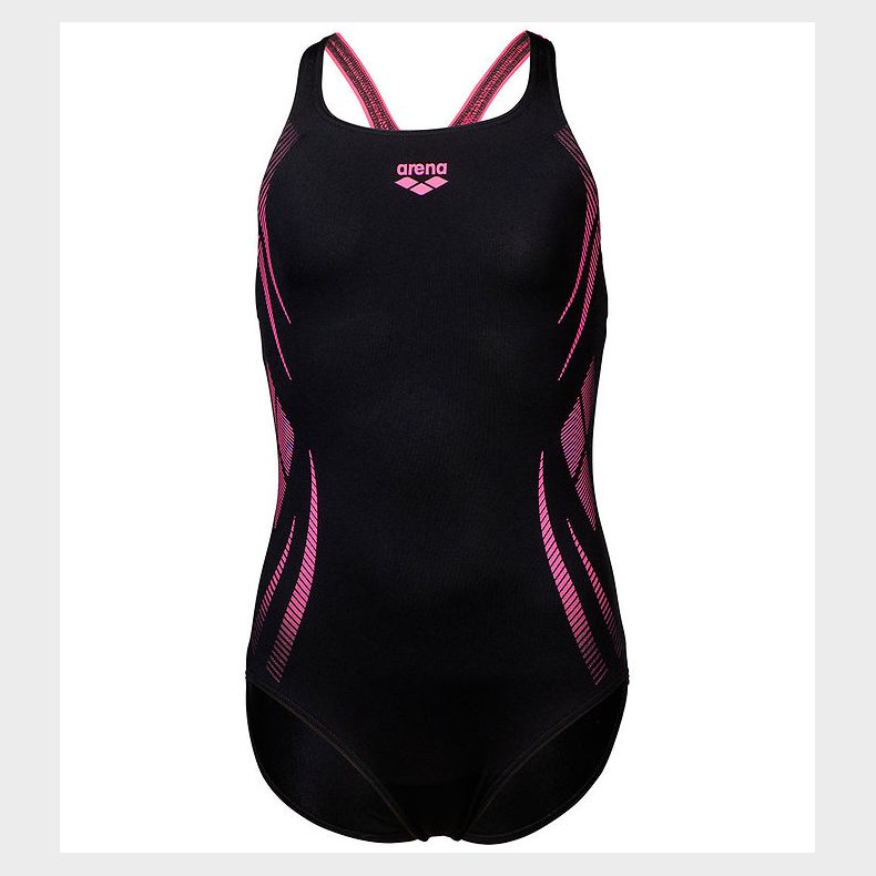 Arena Badedragt - Poseidonia - Sort/Pink