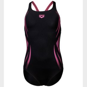 Arena Badedragt - Poseidonia - Sort/Pink