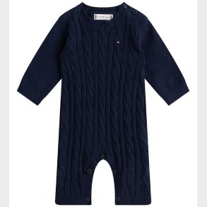 Tommy Hilfiger Heldragt - Strik - Cable - Dark Night Navy