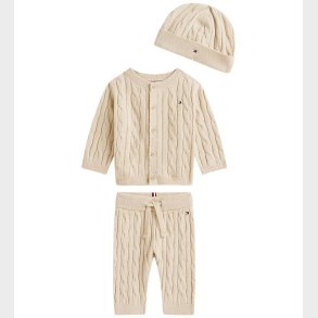 Tommy Hilfiger Gaveske - Bukser/Cardigan/Hue - Cable - Gulf San