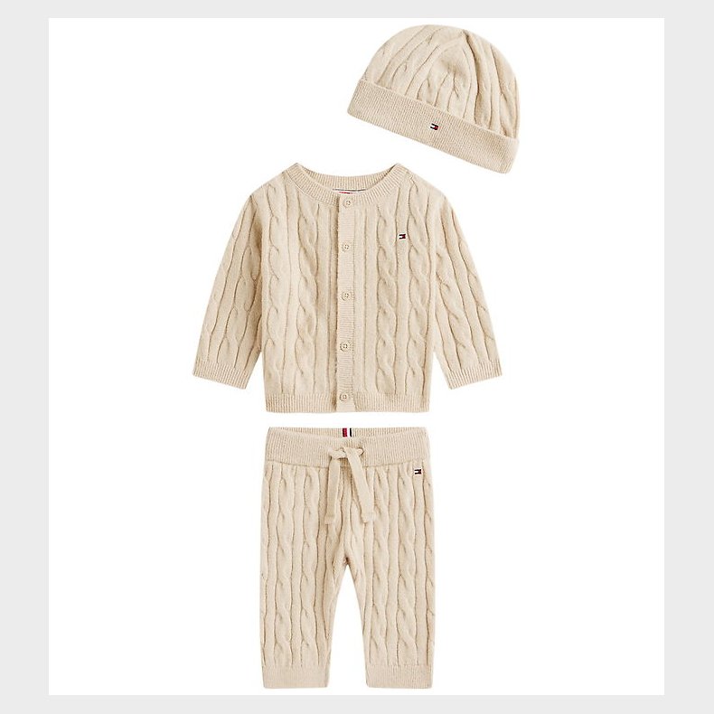 Tommy Hilfiger Gaveske - Bukser/Cardigan/Hue - Cable - Gulf San