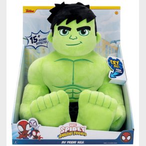 Spidey Bamse - Spidey My Friend Hulk Feature Plush