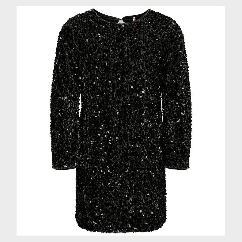 Kids Only Kjole - KogConfidence - Black m. Palietter