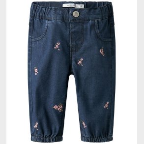 Name It Jeans - NbfRose - Dark Blue Denim/Flower Emb