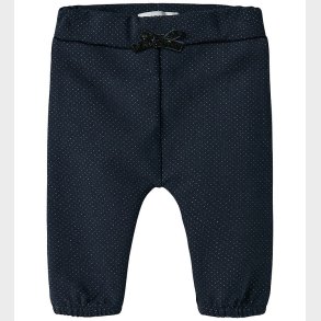 Name It Sweatpants - NbfRulina - Navy Blazer m. Guld Prikker