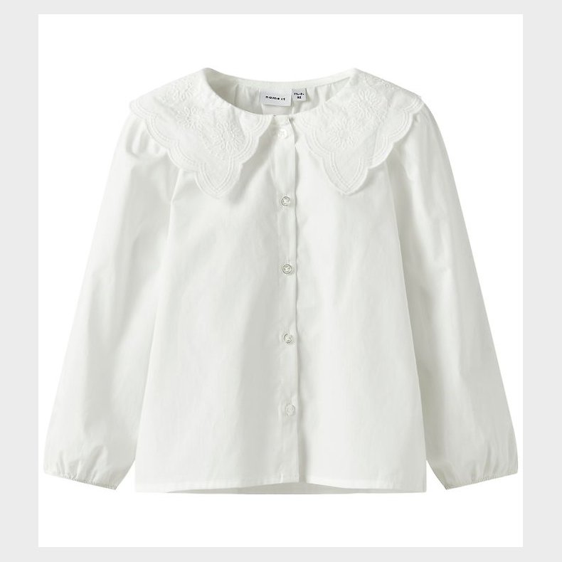 Name It Skjorte - NmfRollaring - Bright White