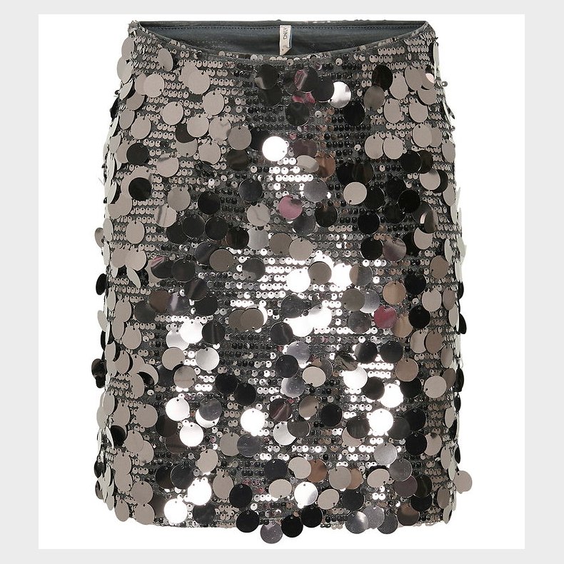 Kida Only Nederdel - KogJadel - Asphalt/Asphalt Sequins
