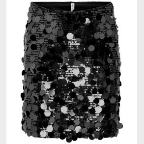 Kids Only Nederdel - KogJadel - Black/Black Sequins
