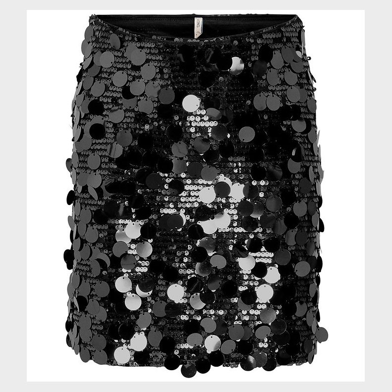 Kids Only Nederdel - KogJadel - Black/Black Sequins