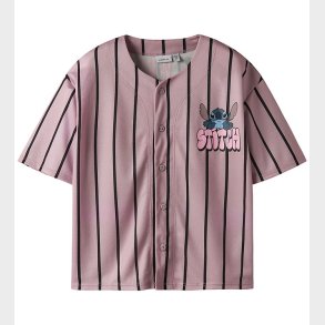 Name It Skjorte k/ - NkfOdisa - Stitch - Keepsake Lilac