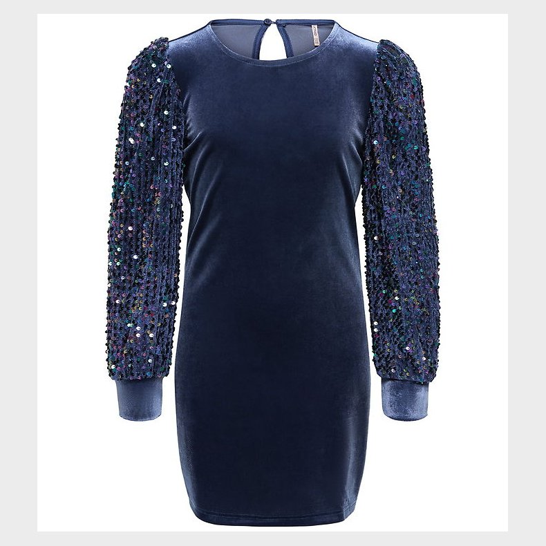 Kids Only Kjole - KogConfidence - Velour/Palietter - Naval Acade