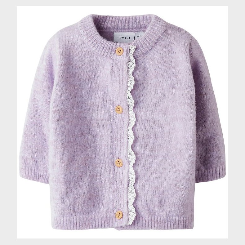 Name It Cardigan - Strik - NbfRikimmi - Keepsake Lilac
