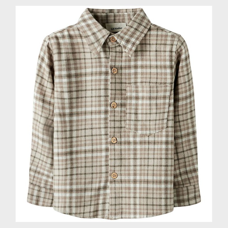 Lil Atelier Skjorte - NmmRebel - Sepia Tint