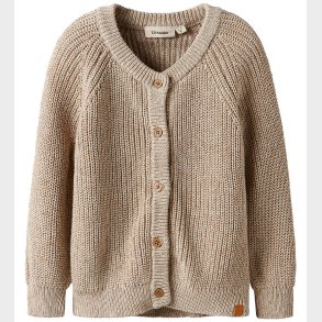 Lil Atelier Cardigan - Strik - NmmRokko - Oxford Tan/Melange