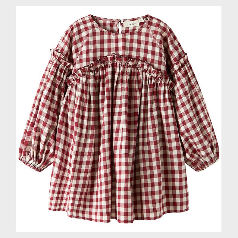 Lil Atelier Kjole - NmfRio - Red Dahlia