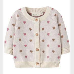 Lil Atelier Cardigan - Strik - NbfSaran - Turtledove/Sepia Tint