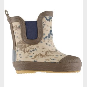 Mikk-Line Gummistvler m. For - Wellies - AOP - Coriander