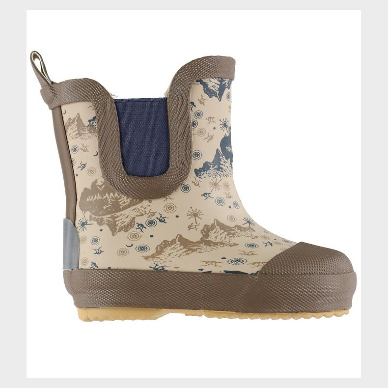 Mikk-Line Gummistvler m. For - Wellies - AOP - Coriander