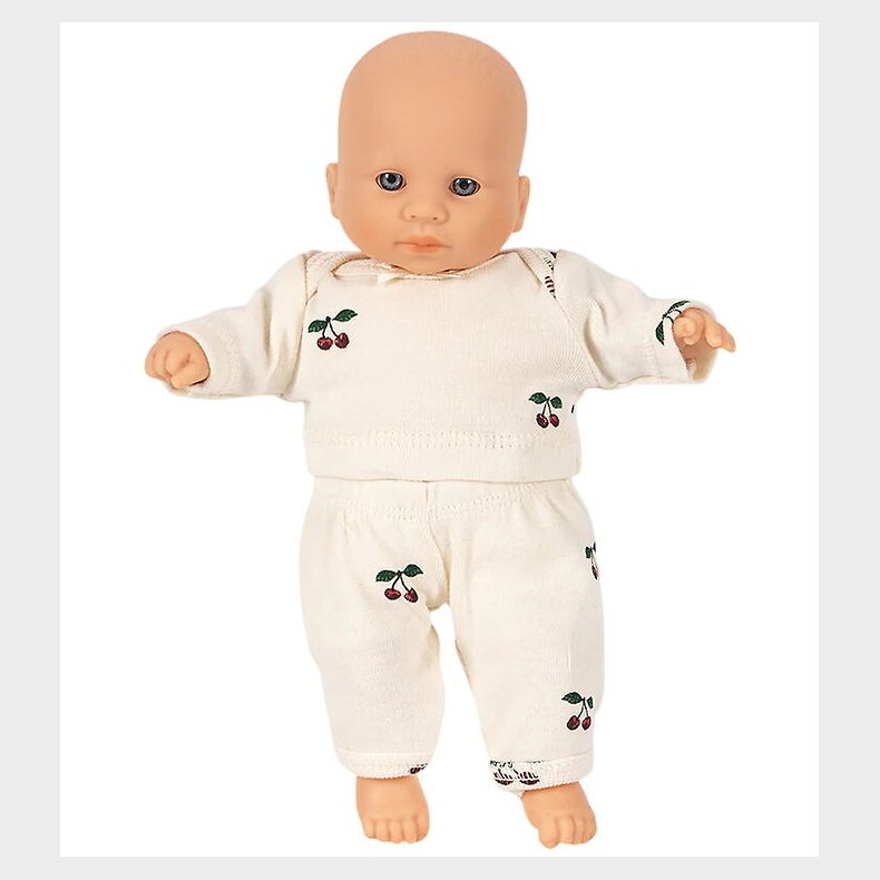 Konges Sljd Dukke - My First Mini Doll - Cherry AOP - 20 cm
