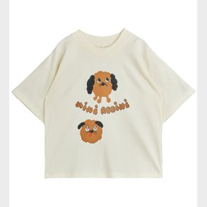 Mini Rodini T-shirt - Doggies - Offwhite