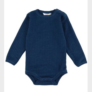 Joha Body l/ - Uld - Rib - Mrk Turkis