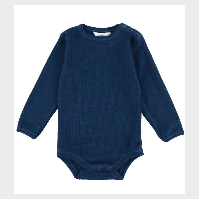 Joha Body l/ - Uld - Rib - Mrk Turkis