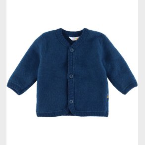 Joha Cardigan - Uld - Mrk Turkis