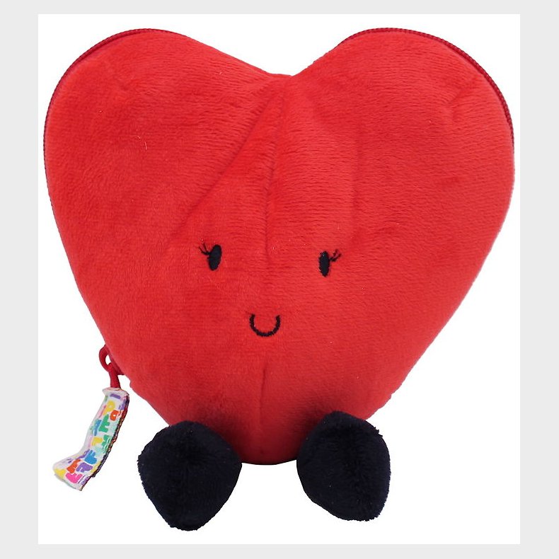 Flipetz Bamse - I love You Heart - Flower Red