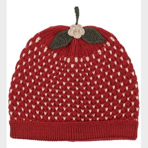 Konges Sljd Hue - Strik - Uld - Strawberry - True Red