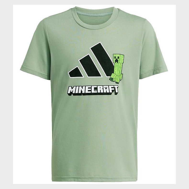 adidas Performance T-shirt - J Minecraft TR - SILGRN